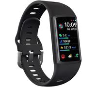 FITVII FINO 2 Slim Fitness Tracker, Smart Watch con ossigeno nel sangue, monitoraggio del sonno, frequenza cardiaca 24/7 e pressione sanguigna, impermeabile IP68, con contatore di calorie e passi, per