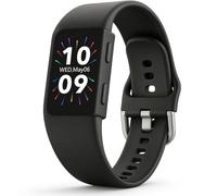 FITVII Fitness Tracker, orologio fitness sottile AMOLED 2025 con frequenza cardiaca 24 ore su 24, 7 giorni su 7, pressione sanguigna, ossigeno nel sangue, monitoraggio dello stress, contacalorie