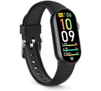 FITVII Ole Fitness Tracker, orologio fitness AMOLED da 4,1 cm, con cardiofrequenzimetro e monitoraggio della pressione sanguigna 24/7, monitoraggio dell'ossigeno nel sangue, conta passi, contacalorie