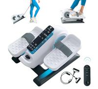 Fitvra Pedaliera Elettrica con Telecomando - Mini Cyclette Elettrica Sotto la Scrivania, 12 Velocità Automatiche e 6 Resistenze Manuali, Avanti/Indietro, Silenziosa, per Anziani e Ufficio