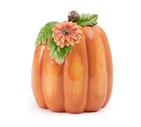 Fitz & Floyd - Statuetta alta in ceramica, motivo: zucca, multicolore
