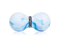 FITZELAR Doppia sfera di massaggio lacrosse per rilascio miofasciale, certificazione SGS, massaggio profondo tessuto per schiena e spalla, terapia trigger point, nodi muscolari, palla da massaggio