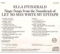 Fitzgerald, Ella - Let No Man Write My Epitaph