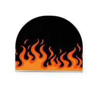 Fiume che scorre giraffa arancione bruciante acrilico oro portatovaglioli per tavolo cucina autoportante portatovaglioli per tavolo decorazione casa cucina confezione da 2