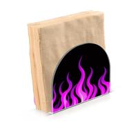 Fiume fluente Giraffa Viola Brillante Acrilico Portatovaglioli del Ringraziamento per Picnic Bar Rustico Titolari indipendenti per tovaglioli di stoffa Decorazioni per la casa per Picnic Bar Rustico