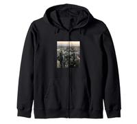 Fiume Orientale New York Brooklyn Manhattan Ponti Ponte Felpa con Cappuccio