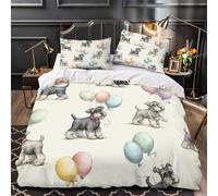 Fiume panoramico Set Di Copripiumino 3 Pezzi microfibra ultra microfibra stampa 3D con federa cerniera nascosta con cerniera Paesaggio pastorale copripiumino for ragazze e adulti King（220x240cm）