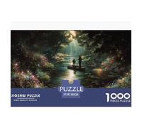 Fiume Puzzles 1000 Pezzi Gioco Di Sfida GioGattotolo Adulti E Oltre 12 Anni Natura Puzzle Creativi Divertimento Famiglia Esercizio Cerebrale Regalo Decorazione Casa 38x26cm/1000pcs