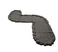 Fiume Water Set | 28mm 1/56 Scala Miniatura | RPG Tavolo Figura Diorama Paesaggio Modellazione Wargaming Fantasy Wargames Modello Paesaggio Terreno Scatter Gioco di ruolo 3d Stampato Verniciabile