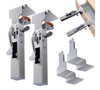 Fivalo Drawer Front Installation Clamps, Adjustable Drawer Fixing Clamp, Clip Universali per l'installazione di Mobili in Acciaio Inox, per Frontali di Cassetti da 21 a 50 mm (2PCS)