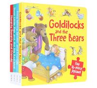 Five 16-Piece Jigsaws! Collection 4 Picture Books Set (Goldilocks and the Three Bears, Incy Wincy Spider and Friends, Three Little Pigs and the Big Bad Wolf & Humpty Dumpty and Friends)