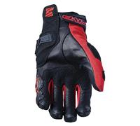 Five 830111 Gants de Moto Sport Courts, SF3, Protection 1KP Souplesse Ventilation, Noir & Rouge, M