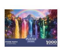 Five Colored Waterfalls Puzzle Giochi 1000 Pezzi Regalo Per Amore E Amico Arte Interesting Puzzle Adulti Foto 38x26cm/1000pcs