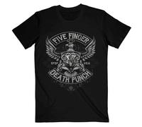 Five Finger Death Punch: Howe Eagle Crest (T-Shirt Unisex Tg. M) -
