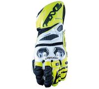 FIVE FIVE - Guanti RFX Race V2 Bianco / Giallo Fluo S