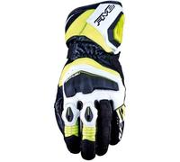 Five RFX4 Evo, guanti S male Nero/Bianco/Giallo Fluo