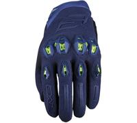 FIVE FIVE - Guanti Stunt Evo 2 Blue / Giallo S
