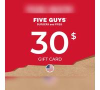 Five Guys Gift Card 30 USD Key - UNITED STATES
