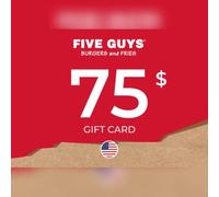 Five Guys Gift Card 75 USD Key - UNITED STATES