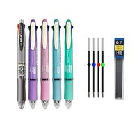 Five-in-one Multi-Color Penna a sfera Matita automatica con gomma per la pittura degli strumenti di scrittura dell'ufficio della scuola può essere riempita ed espansa da 0.5mm