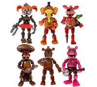 Five Nights at Freddy’s FNAF: Circus Baby, Set di 6 action figure da 15,2 cm, ideali come regalo per Natale e come decorazione per torte