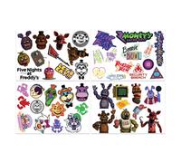 Five Nights at Freddy's Tech Sticker Pack - Official Reusable 4-Sheet Set