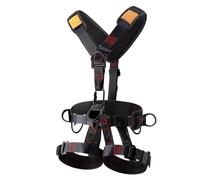 Five Point Safety Harness - Full Body Roofing Protection System, Adjustable Buckles Fall Arrest Gear Item, Detachable Tree Climbing Hunting Support Equipment | Secure Work Safety Accessory Tool