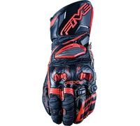 Five RFX Race Guanti da motocicletta, rosso/nero, Taglia 3XL