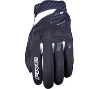 Five RS3 EVO Guanti da motocicletta, Bianco/nero, Taglia 2XL