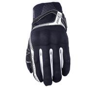 Five RS3 Guanti da moto, Bianco/nero, Taglia M