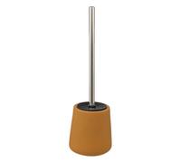 Five - Scopino WC con supporto in ceramica, colore: Marrone malto