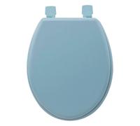 Five - Sedile WC standard in legno, colore: Blu artico