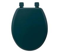 Five - Sedile WC standard in legno, colore blu petrolio