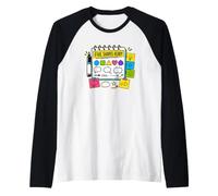 Five Shapes Ready Appunti Visivi Sketchnote Maglia con Maniche Raglan