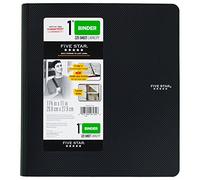 Five Star 1 Pollice 3 Raccoglitore, Plastica, Nero (38894)