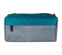 Five Star Astuccio con 9 scomparti, cerniera, organizer per materiale da ufficio, cuffie, caricabatterie, cavi, trucchi, grigio/verde acqua (505600D)