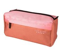 Five Star Astuccio per matite, portapenne, 9 tasche con cerniera, organizer per articoli scolastici, auricolari, caricabatterie, cavi per il trucco, rosa/terracotta (500213F-ECM)