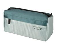 Five Star Astuccio per matite, portapenne, organizer per articoli scolastici, caricabatterie, cavi, trucco, stand 'N Store, adatto a raccoglitori a 3 anelli, verde (500214F-ECM)