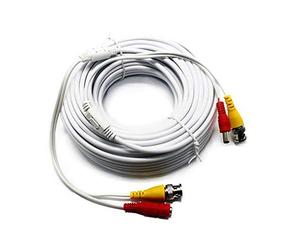 Five Star cavo di livello professionale, 7,6 m, 18,3 m, 30,5 m, 45,7 m, 61 m, cavo RG59 Siamese per AHD, TVI, Cvi and HD-SDI camera System con connettori BNC e alimentatore 2.1 mm jack