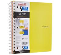 Five Star - Quaderno a spirale, 5 soggetti, carta a righe, 200 fogli, 27,9 x 20,3 cm, verde, viola, blu 2 Pack Trend