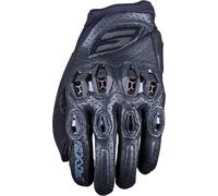 Five Stunt Evo 2 Guanti da motocicletta perforati, nero, Taglia M