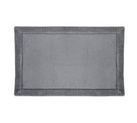 Five - Tappeto da bagno grigio scuro in memory foam, 50 x 80 cm