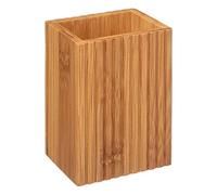 Five Tierra Bicchiere Porta spazzolini bambù Terra, Bambú, Legno, 12,6x8,4x6,6 cm
