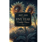 Five Year Monthly Planner 2027-2031: Flower 5 Year Monthly Calendar Organizer with Contact List, Password Tracker small size 4x6 | 60 Months of ... January 2027 to December 2031 with holidays