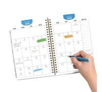 Five Year Planner Notebook, 2027 2031 Annual Agendas, Reading Notes Cover | Annual Five Year Planner, 2027 2031 Agenda with Reading Cover, 5.5x8.3 Inch, for Holidays, Appointments, Planning and Notes