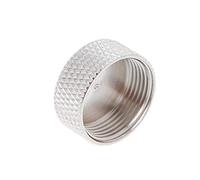 Fivekim Tappo di Protezione per Cofano di Protezione Contro i Danni per N Femmina/UHF So239 RF connettori e Morsetti, Colore: Argento