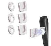 FiveMileBro 3 Pezzi Supporto Magnetico per Telecomando Staffe, Porta Telecomando da Muro Magnetico Senza Fori Portatelecomando, per Casa, Ufficio, Scuola (bianca)