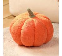 FiveMileBro Cuscino Zucca Halloween, 3D Cuscino Zucca Peluche Decorativo per Interni, Ideale per Casa, Divano, Camera, Festa, Regalo per Bambini e Adulti (30cm/arancione)