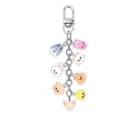 FiveMileBro Portachiavi in Acrilico Stray Kids | Ciondolo Doppia Faccia per Zaino e Borsa | Regalo Fan Kpop con Design Cartone Animato | Decorazione Creativa per Goodie Bag