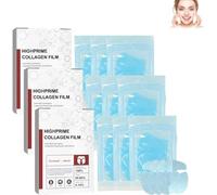 Fivfivgo Korean Technology Soluble Collagen Film, Pure Collagen Films, Highprime Collagen Film Face Mask, Nano Collagen Absorbing Films, Tighten Skin, Smooths Out Fine Lines And Wrinkles (3PCS)